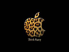 DMthinkFurry.jpg Logos, Mac OS X apple jaguar mac os x 10.2