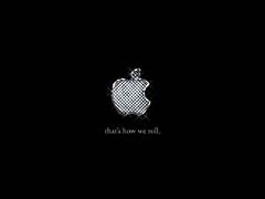 JCthatsHowWeRoll.jpg Logos, Apple black and white bw grayscale black & white metal diamonds platinum bling bling