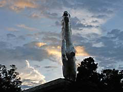 SPhorseOnCitadel.jpg Sky clouds Architecture statues horses equine mammals animals photography