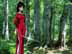 AnimeGirlStaff.jpg Animation anime japanese animation women woman female girls trees forest woods woodlands