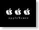 CMapplecore.jpg Logos, Apple Logos, Mac OS X black and white bw grayscale black & white