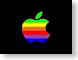 ELclassicApple.jpg Logos, Apple rainbow black