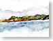 FRclovelly.jpg Art painting seaside coastline coastal impressionism impressionist watercolor