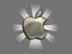 GMBrushedApple.jpg Logos, Apple grey gray graphite