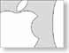 JC3dApple.jpg Logos, Apple Docks grey gray graphite black and white bw grayscale black & white