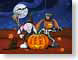 NJhappyHalloween.jpg Holidays cartoons cartoon characters halloween moon pumpkin pumkin Art - Illustration vector graphics rabbit bunny rabbit bats