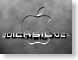 OKquicksilver3d.jpg Logos, Apple grey gray graphite black and white bw grayscale black & white