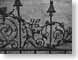 RRBironFence.jpg black and white bw grayscale black & white wrought iron metal Architecture