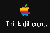 mdTDBlack.gif Logos, Apple rainbow logo